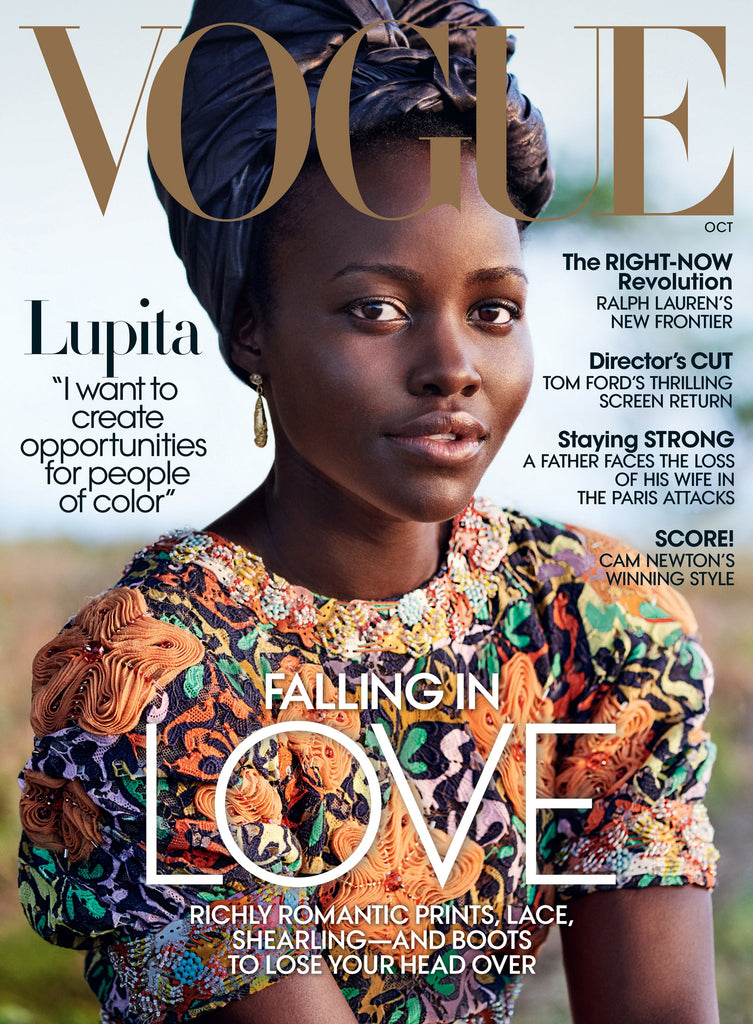 Lupita Nyong'o featured in KIKI Clothing for Vogue US Magazine