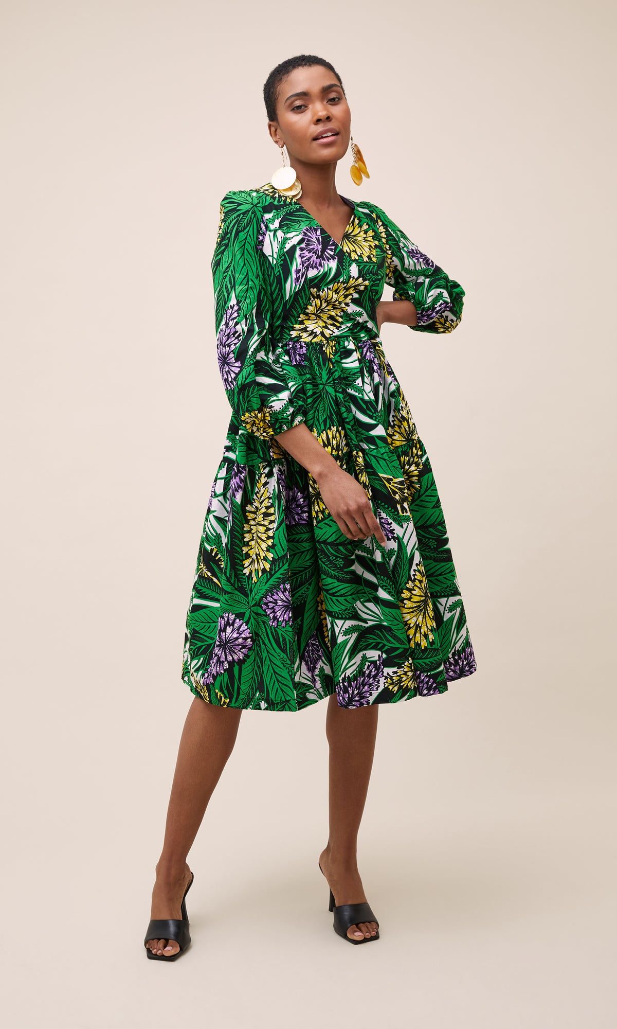 green emerald velvet dress 1960s Kiki Hart Green Sequin Evening Dress